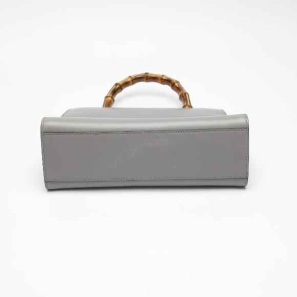 GUCCI Gray Bamboo Bag - Picture 5 of 16